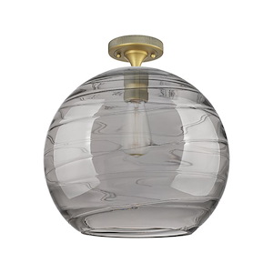 Crown Point - 1 Light Flush Mount-9.63 Inch Tall and 11.75 Inch Wide - 1373936