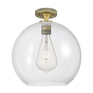 Crown Point - 1 Light Flush Mount-9.63 Inch Tall and 11.75 Inch Wide - 1373936