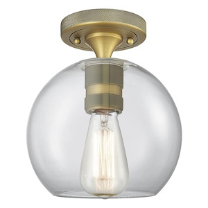 Crown Point - 1 Light Flush Mount-8 Inch Wide and 9.5 Inch Tall - 1372609