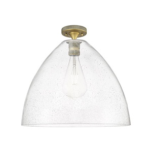 Crown Point - 1 Light Bristol Flush Mount-9.63 Inch Tall and 16 Inch Wide - 1373939