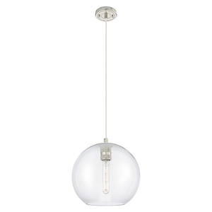 Crown Point - 1 Light Cord Hung Pendant-10 Inch Wide and 10 Inch Tall - 1372613