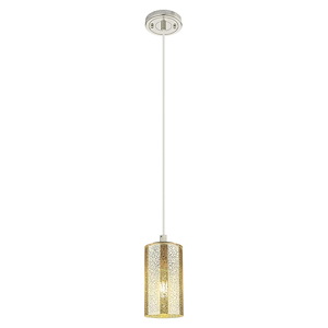 Crown Point - 1 Light Cord Pendant In Industrial Style-8.38 Inches Tall and 4.5 Inches Wide - 1297617