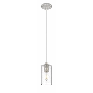 Crown Point - 1 Light Pendant In Industrial Style-8.38 Inches Tall and 4.5 Inches Wide - 1291997