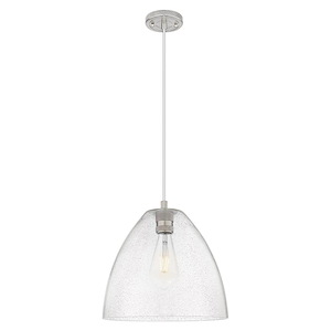 Crown Point - 1 Light Cord Hung Pendant-12 Inch Wide and 11.25 Inch Tall - 1372612