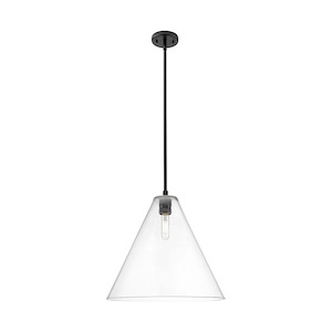 Crown Point - 1 Light Berkshire Stem Hung Pendant-15.25 Inch Tall and 16 Inch Wide - 1373954