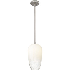 Brookhaven Flute - 1 Light Pendant-13.25 Inch Tall and 7 Inch Wide - 1424163
