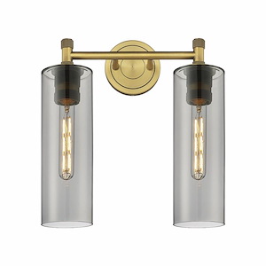 Crown Point - 2 Light Bath Vanity In Industrial Style-15.5 Inches Tall and 13.88 Inches Wide - 1297577