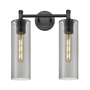 Crown Point - 2 Light Bath Vanity In Industrial Style-15.5 Inches Tall and 13.88 Inches Wide - 1297577