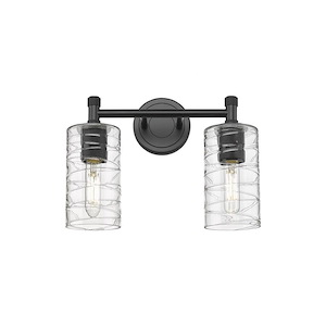 Crown Point - 2 Light Bath Vanity In Industrial Style-10.5 Inches Tall and 13.88 Inches Wide - 1291919