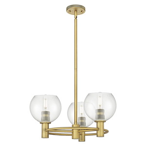 Crown Point - 3 Light Stem Hung Pendant-20 Inch Wide and 8.38 Inch Tall - 1372619
