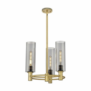 Crown Point - 3 Light Stem Hung Pendant-15.38 Inch Tall and 18 Inch Wide - 1297619
