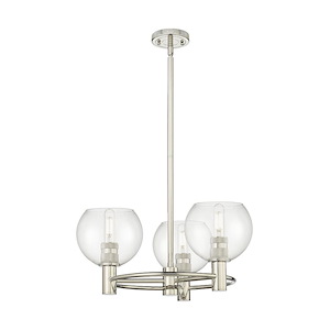 Crown Point - 3 Light Stem Hung Pendant-8.38 Inch Tall and 20 Inch Wide - 1373752