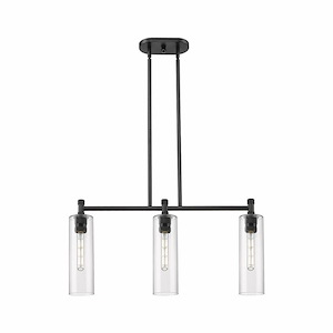Crown Point - 3 Light Island In Industrial Style-14.75 Inches Tall and 30.5 Inches Wide - 1297561