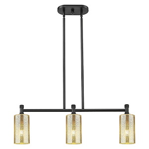 Crown Point - 3 Light Island In Industrial Style-9.88 Inches Tall and 30.5 Inches Wide - 1291991