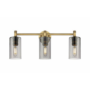 Crown Point - 3 Light Bath Vanity In Industrial Style-10.5 Inches Tall and 23.88 Inches Wide - 1291979