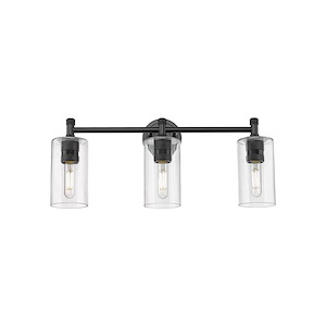 Crown Point - 3 Light Bath Vanity In Industrial Style-10.5 Inches Tall and 23.88 Inches Wide - 1291979
