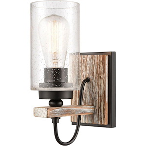 Paladin - 1 Light Wall Sconce-11.25 Inch Tall and 4.5 Inch Wide - 1428353