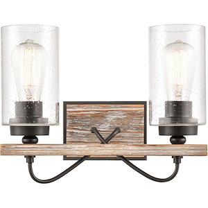 Paladin - 2 Light Up Bath Vanity-11.25 Inch Tall and 14.13 Inch Wide - 1428356
