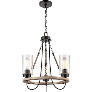 Paladin - 100W 3 LED Chain Hung Mini Chandelier-22.68 Inch Tall and 19.13 Inch Wide - 1428359
