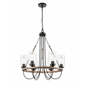 Paladin - 6 Light Chandelier In Farmhouse Style-29.38 Inches Tall and 25 Inches Wide - 1289363