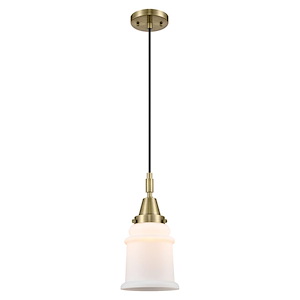 Canton - 1 Light Cord Hung Mini Pendant-11.13 Inch Tall and 6 Inch Wide - 1372630