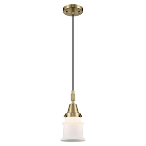Canton - 1 Light Cord Hung Mini Pendant-5.25 Inch Wide and 11.13 Inch Tall - 1372631