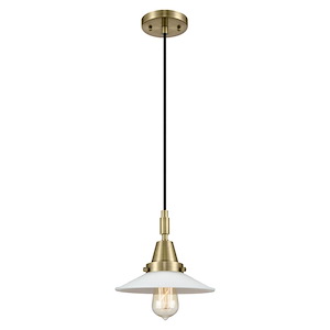 Halophane - 1 Light Cord Hung Mini Pendant-8.5 Inch Wide and 9.13 Inch Tall - 1372627