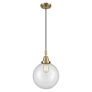 Beacon - 1 Light Cord Hung Mini Pendant-14.13 Inch Tall and 10 Inch Wide - 1372633