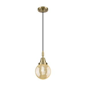 Beacon - 1 Light Cord Hung Mini Pendant-10.63 Inch Tall and 6 Inch Wide - 1373995