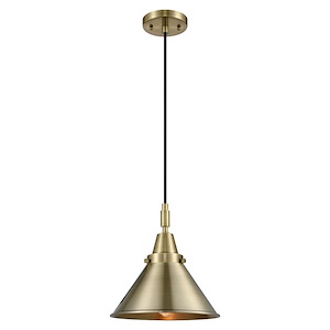 Briarcliff - 1 Light Cord Hung Mini Pendant-10 Inch Wide and 11.13 Inch Tall - 1372642