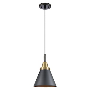 Appalachian - 1 Light Cord Hung Mini Pendant-8 Inch Wide and 11.13 Inch Tall - 1372643