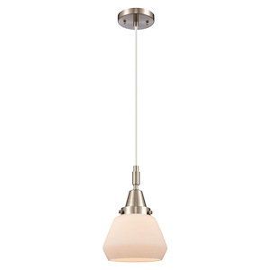 Fulton - 1 Light Cord Hung Mini Pendant-7 Inch Wide and 10.13 Inch Tall - 1372629