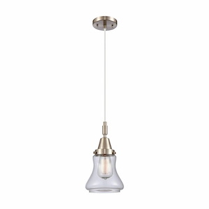 Bellmont - 1 Light Cord Hung Mini Pendant-11.13 Inch Tall and 6.5 Inch Wide - 1375759