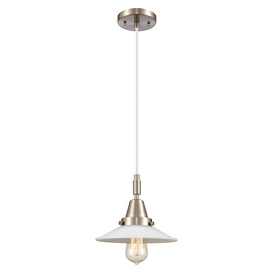 Halophane - 1 Light Cord Hung Mini Pendant-8.5 Inch Wide and 9.13 Inch Tall - 1372627
