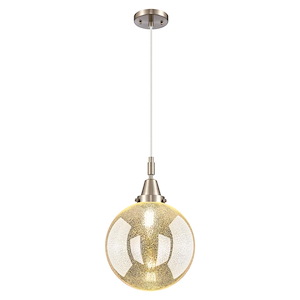Beacon - 1 Light Cord Hung Mini Pendant-14.13 Inch Tall and 10 Inch Wide - 1372633