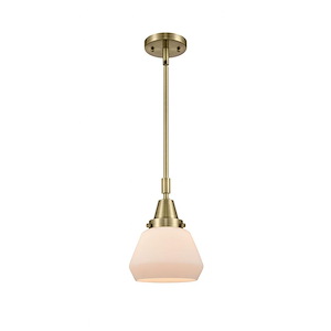 Fulton - 1 Light Stem Mini Pendant-10.13 Inch Tall and 7 Inch Wide - 1423882