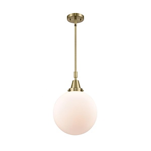 Beacon - 1 Light Stem Hung Mini Pendant In Industrial Style-14.13 Inches Tall and 10 Inches Wide - 1289416