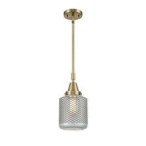 Stanton - 1 Light Stem Hung Mini Pendant In Industrial Style-13.13 Inches Tall and 6 Inches Wide - 1289268