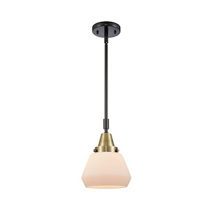 Fulton - 1 Light Stem Mini Pendant-10.13 Inch Tall and 7 Inch Wide - 1423876