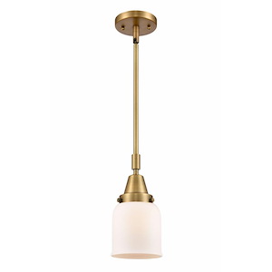 Bell - 1 Light Stem Hung Mini Pendant In Industrial Style-11.13 Inches Tall and 5 Inches Wide - 1289324