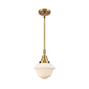 Oxford - 1 Light Stem Hung Mini Pendant In Traditional Style-9.13 Inches Tall and 7.5 Inches Wide - 1289360
