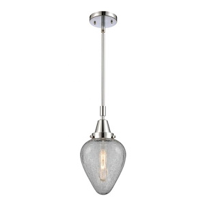 Geneseo - 1 Light Stem Hung Mini Pendant In Industrial Style-9.63 Inches Tall and 6.5 Inches Wide - 1289266