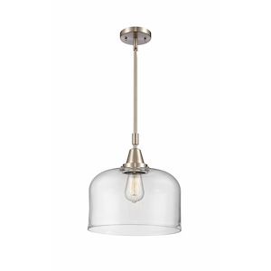 Bell - 1 Light Stem Hung Mini Pendant In Industrial Style-14.13 Inches Tall and 12 Inches Wide - 1289374