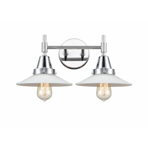 Halophane - 2 Light Bath Vanity-7.25 Inches Tall and 18 Inches Wide - 1289398