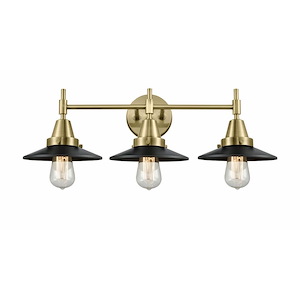 Railroad - 3 Light Bath Vanity-7.25 Inches Tall and 26 Inches Wide - 1289428