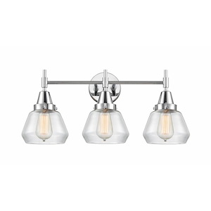 Fulton - 3 Light Glass Bath Vanity-10.5 Inch Tall and 24.75 Inch Wide - 1423911