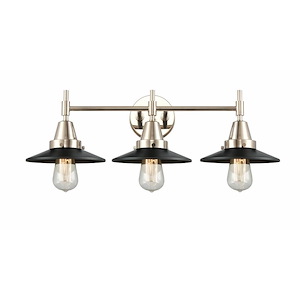 Railroad - 3 Light Bath Vanity-7.25 Inches Tall and 26 Inches Wide - 1289428