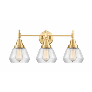 Fulton - 3 Light Glass Bath Vanity-10.5 Inch Tall and 24.75 Inch Wide - 1424003