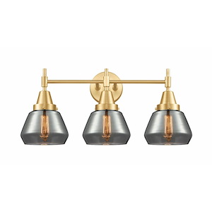 Fulton - 3 Light Glass Bath Vanity-10.5 Inch Tall and 24.75 Inch Wide - 1424004