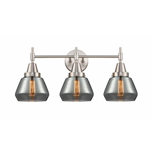 Fulton - 3 Light Glass Bath Vanity-10.5 Inch Tall and 24.75 Inch Wide - 1423971